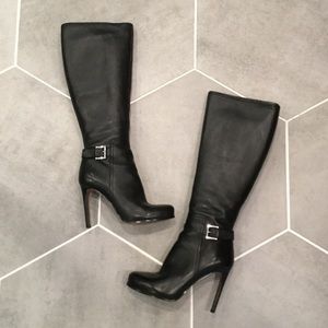 Nine West Heeled Leather Boots